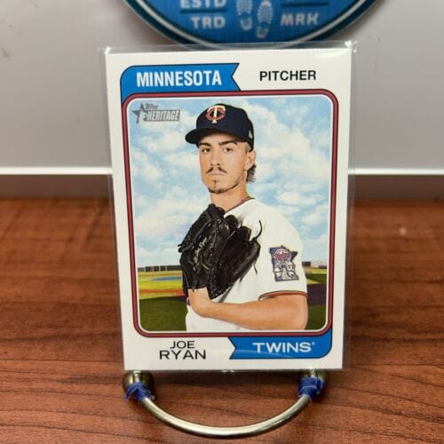 Cheap Sneaks Footwear/Sports Cards Baseball Card 2023 Topps Heritage Base Joe Ryan #29 Minnesota Twins