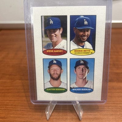 Cheap Sneaks Footwear/Sports Cards Baseball Card 2023 Topps Heritage LA DODGERS STAMPS Garvey, Betts, Kershaw, Buehler