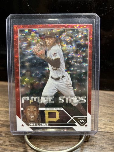 Cheap Sneaks Footwear/Sports Cards Baseball Card 2023 Topps Red Foil Oneil Cruz #285 145/199 Parallel Pirates