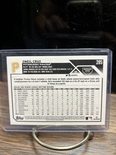 Cheap Sneaks Footwear/Sports Cards Baseball Card 2023 Topps Red Foil Oneil Cruz #285 145/199 Parallel Pirates