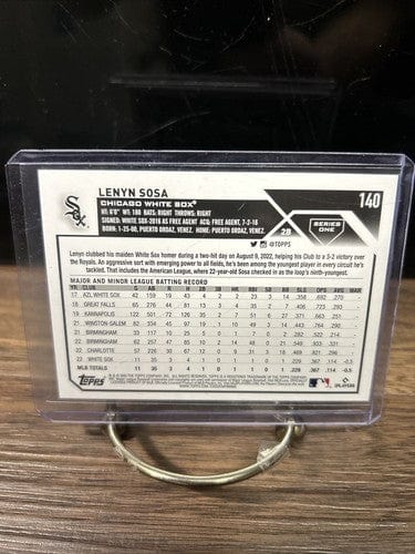Cheap Sneaks Footwear/Sports Cards Baseball Card 2023 Topps Series 1 - #140 Lenyn Sosa (RC) Chicago White Sox