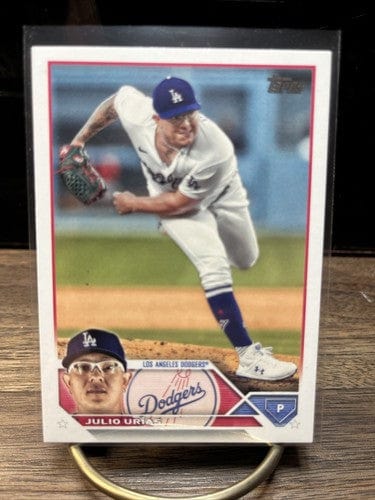 Cheap Sneaks Footwear/Sports Cards Baseball Card 2023 Topps Series 1 #280 Julio Urias - Los Angeles Dodgers BASE BASEBA