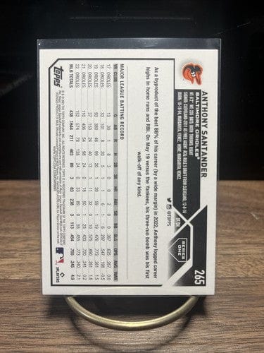 Cheap Sneaks Footwear/Sports Cards Baseball Card 2023 Topps Series 1 Baseball #265 ANTHONY SANTANDER Baltimore Orioles