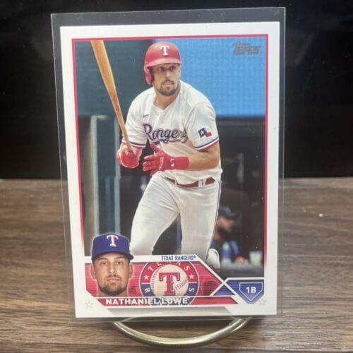 Cheap Sneaks Footwear/Sports Cards Baseball Card 2023 Topps Series 1 Baseball Nathaniel Lowe #124 Texas Rangers