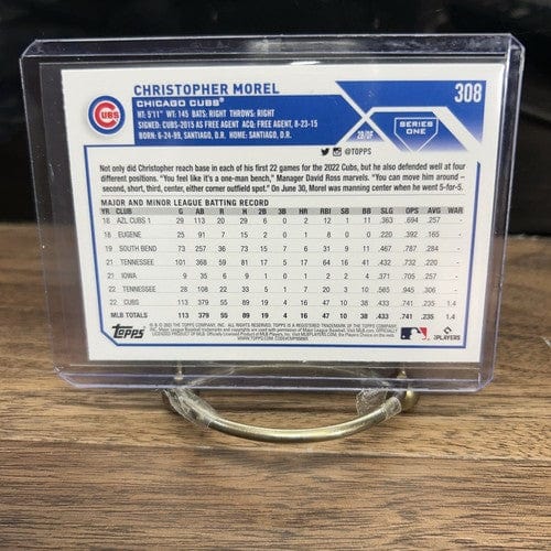 Cheap Sneaks Footwear/Sports Cards Baseball Card 2023 Topps Series 1 Christopher Morel Rookie Card #308 🔥Chicago Cub