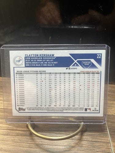 Cheap Sneaks Footwear/Sports Cards Baseball Card 2023 Topps Series 1  CLAYTON KERSHAW P Los Angeles Dodgers baseball ca