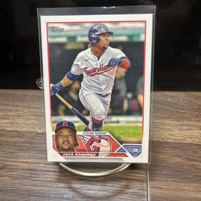 Cheap Sneaks Footwear/Sports Cards Baseball Card 2023 Topps Series 1 Jose Ramirez #256 Cleveland Guardians