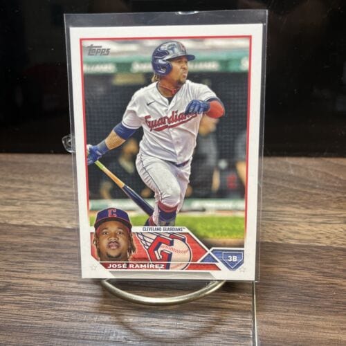Cheap Sneaks Footwear/Sports Cards Baseball Card 2023 Topps Series 1 Jose Ramirez #256 Cleveland Guardians