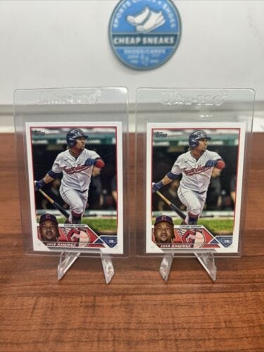 Cheap Sneaks Footwear/Sports Cards Baseball Card 2023 Topps Series 1 Jose Ramirez #256 Cleveland Guardians + Bonus Card