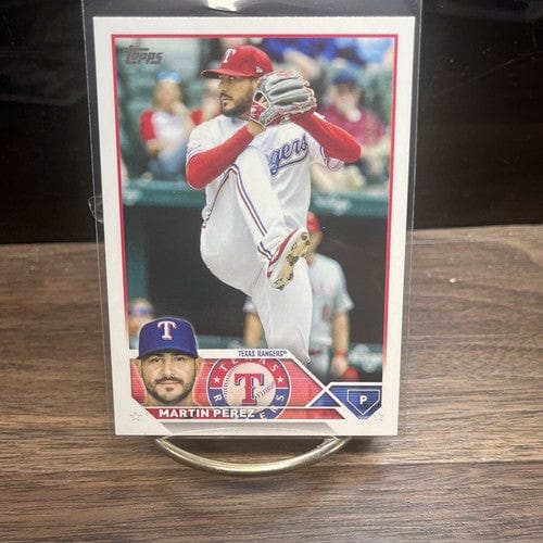 Cheap Sneaks Footwear/Sports Cards Baseball Card 2023 Topps Series 1 Martin Perez #261 Texas Rangers
