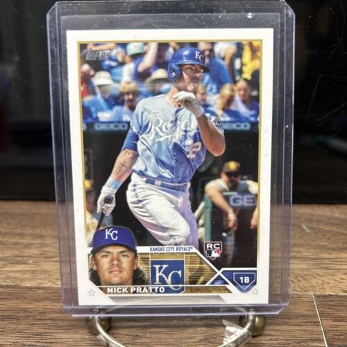 Cheap Sneaks Footwear/Sports Cards Baseball Card 2023 Topps Series 1 Nick Pratto Rookie Card RC #182 Kansas City Royals