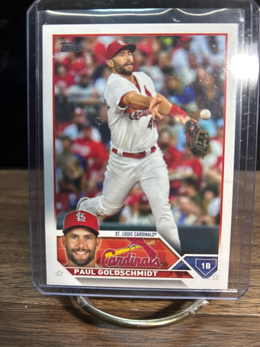 Cheap Sneaks Footwear/Sports Cards Baseball Card 2023 Topps Series 1 Paul Goldschmidt   #100 St. Louis Cardinals