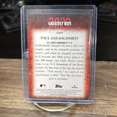 Cheap Sneaks Footwear/Sports Cards Baseball Card 2023 Topps Series 1 Paul Goldschmidt 2022 Greatest Hits #22GH-9 Cardin