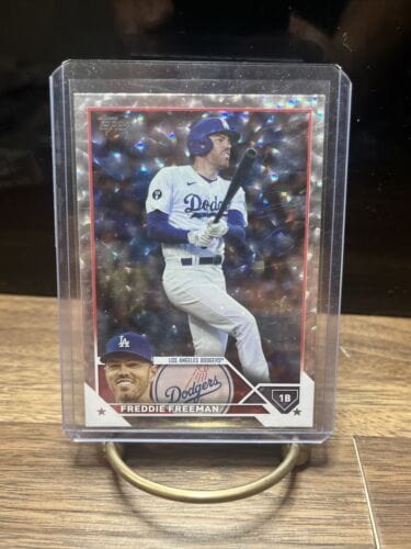 Cheap Sneaks Footwear/Sports Cards Baseball Card 2023 Topps Series 1 Silver Foilboard Freddie Freeman Super Box Dodgers