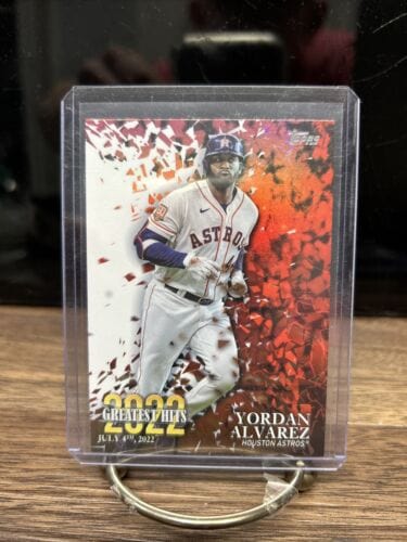 Cheap Sneaks Footwear/Sports Cards Baseball Card 2023 Topps Series 1 Yordan Alvarez  Greatest Hits Insert 22GH-2 Astros