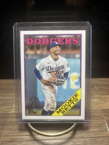 Cheap Sneaks Footwear/Sports Cards Baseball Card 2023 Topps Series 2 #2T88-39 Mookie Betts 1988 Los Angeles Dodgers