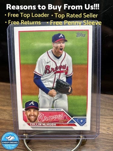 Cheap Sneaks Footwear/Sports Cards Baseball Card 2023 Topps Series 2 Collin McHugh #378 Atlanta Braves Base Card MLB Ba