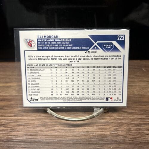 Cheap Sneaks Footwear/Sports Cards Baseball Card 2023 TOPPS SERIES ONE # 223 ELI MORGAN CARD GUARDIANS