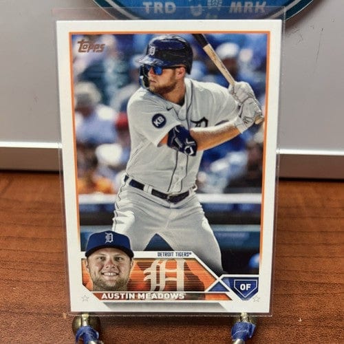 Cheap Sneaks Footwear/Sports Cards Baseball Card 2023 Topps Series One Baseball #252 Austin Meadows  Detroit Tigers