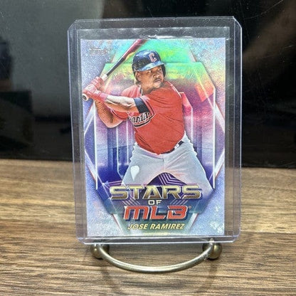 Cheap Sneaks Footwear/Sports Cards Baseball Card 2023 Topps Stars of the MLB #SMLB-7 Jose Ramirez Cleveland Guardians 3