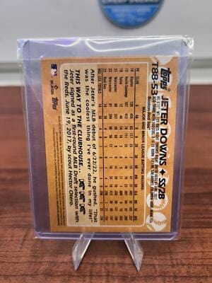 Cheap Sneaks Footwear/Sports Cards Baseball Card 2023 Topps #T88-53 Jeter Downs 1988 Topps Baseball 35th Anniversary Bl