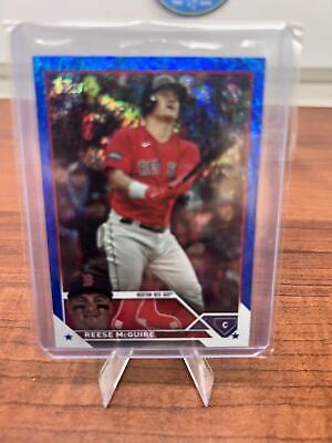 Cheap Sneaks Footwear/Sports Cards Baseball Card 2023 Topps Update #US115 Reese McGuire Blue Foil #/999