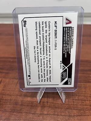 Cheap Sneaks Footwear/Sports Cards Baseball Card 2023 Topps Update #US244 Corbin Carroll Rainbow Foil
