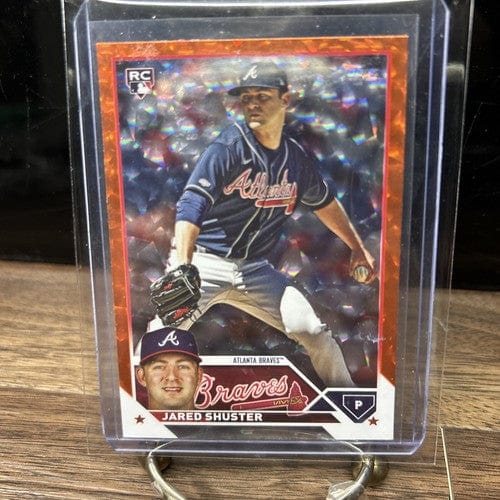 Cheap Sneaks Footwear/Sports Cards Baseball Card 2023 Topps Update US324 Jared Shuster Rookie Card (RC) Orange Foilboar