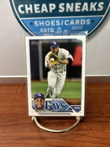 Cheap Sneaks Footwear/Sports Cards Baseball Card 2023 Topps Yandy Diaz Tampa Bay Rays Card #227 Centered Mint Baseball