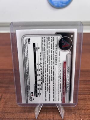 Cheap Sneaks Footwear/Sports Cards Baseball Card 2024 Bowman #25 Corbin Carroll Mojo Refractors