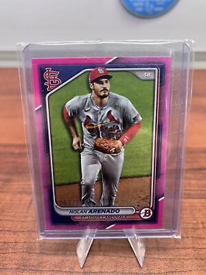 Cheap Sneaks Footwear/Sports Cards Baseball Card 2024 Bowman #47 Nolan Arenado Pink