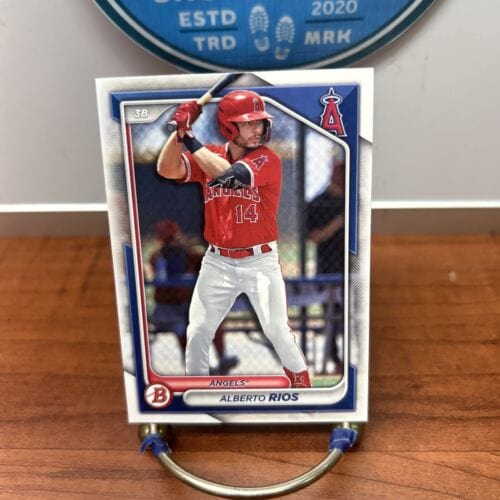 Cheap Sneaks Footwear/Sports Cards Baseball Card 2024 Bowman Alberto Rios #BCP-98 Los Angeles Angels