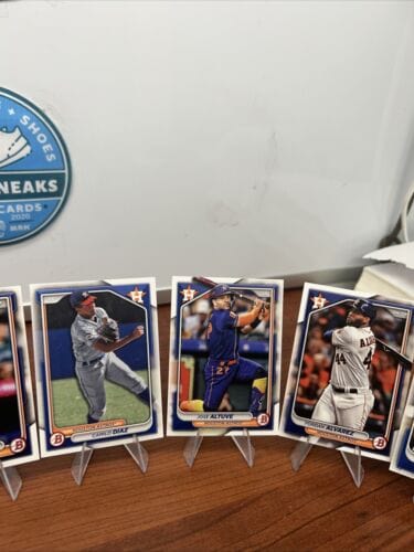 Cheap Sneaks Footwear/Sports Cards Baseball Card 2024 Bowman Base Paper 10 Card Houston Astros Team Set With Bowman 1st