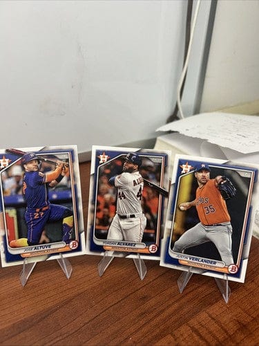 Cheap Sneaks Footwear/Sports Cards Baseball Card 2024 Bowman Base Paper 10 Card Houston Astros Team Set With Bowman 1st