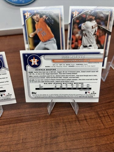 Cheap Sneaks Footwear/Sports Cards Baseball Card 2024 Bowman Base Paper 6 Card Lot Houston Astros