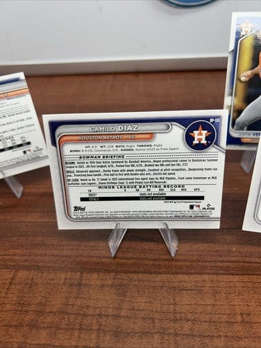 Cheap Sneaks Footwear/Sports Cards Baseball Card 2024 Bowman Base Paper 6 Card Lot Houston Astros