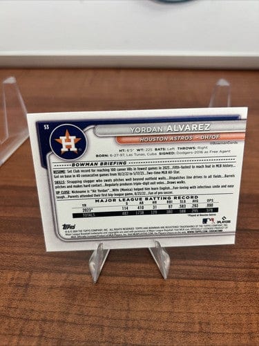 Cheap Sneaks Footwear/Sports Cards Baseball Card 2024 Bowman Base Paper 7 Card Lot Houston Astros -3 From A Set With Bo
