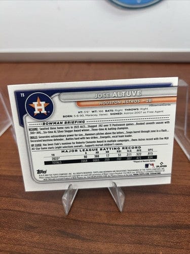 Cheap Sneaks Footwear/Sports Cards Baseball Card 2024 Bowman Base Paper 7 Card Lot Houston Astros -3 From A Set With Bo