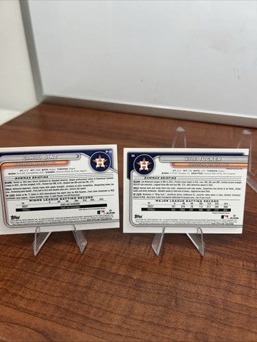 Cheap Sneaks Footwear/Sports Cards Baseball Card 2024 Bowman Base Paper 9 Card Lot Houston Astros -1 From A Set With Bo