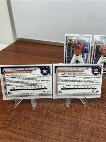 Cheap Sneaks Footwear/Sports Cards Baseball Card 2024 Bowman Base Paper 9 Card Lot Houston Astros -1 From A Set With Bo