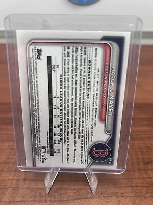 Cheap Sneaks Footwear/Sports Cards Baseball Card 2024 Bowman #BCP-44 Marcelo Mayer Chrome Prospects Lunar Glow Refracto