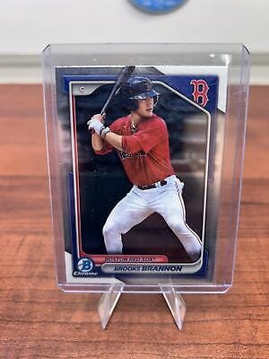 Cheap Sneaks Footwear/Sports Cards Baseball Card 2024 Bowman #BCP-95 Brooks Brannon Chrome Prospects