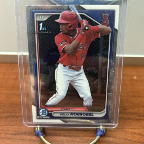 Cheap Sneaks Footwear/Sports Cards Baseball Card 2024 Bowman Chrome 1st Prospects Felix Morrobel Los Angeles Angels #BC