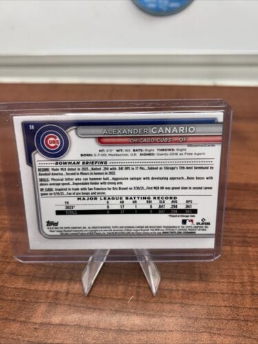 Cheap Sneaks Footwear/Sports Cards Baseball Card 2024 Bowman Chrome - #38 Alexander Canario (RC)
