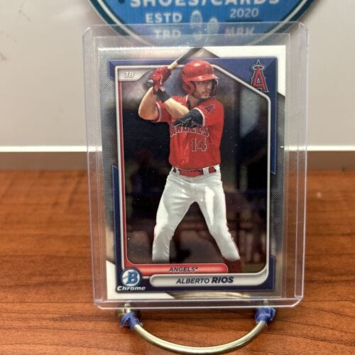 Cheap Sneaks Footwear/Sports Cards Baseball Card 2024 Bowman Chrome Alberto Rios #BCP-98 Los Angeles Angels