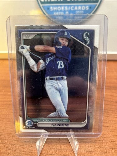 Cheap Sneaks Footwear/Sports Cards Baseball Card 2024 Bowman Chrome #BCP-9 Tai Pete (RC) - Mariners