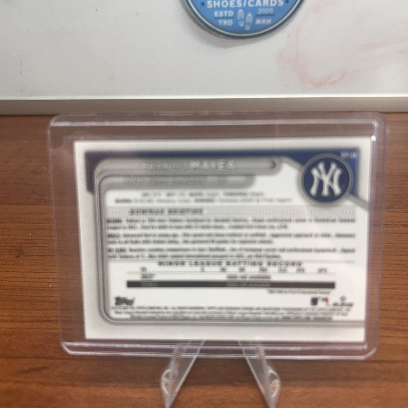 Cheap Sneaks Footwear/Sports Cards Baseball Card 2024 Bowman Chrome Brando Mayea New York Yankees Orange Refractor /25