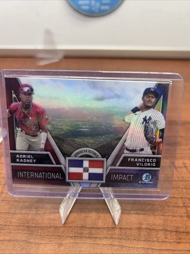 Cheap Sneaks Footwear/Sports Cards Baseball Card 2024 Bowman Chrome #II-6 Adriel Radney Francisco Vilorio International
