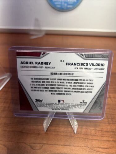 Cheap Sneaks Footwear/Sports Cards Baseball Card 2024 Bowman Chrome #II-6 Adriel Radney Francisco Vilorio International
