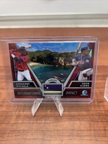Cheap Sneaks Footwear/Sports Cards Baseball Card 2024 Bowman Chrome International Impact #II-7 Ceddanne Rafaela & Ozzie